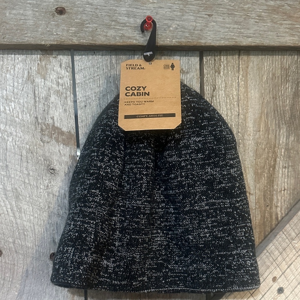 Field & Stream Black Heather Knit Beanie